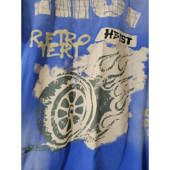 Retrovert BLUE T Shirt M NWT Rare - Picture 3 of 6